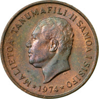 Monnaie, Samoa, Sene, 1974, TTB, Bronze, KM:12 - Samoa