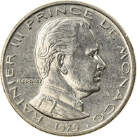 Monnaie, Monaco, Rainier III, 1/2 Franc, 1979, TTB, Nickel, Gadoury:149, KM:145 - 1960-2001 Nouveaux Francs