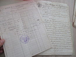 JF Archive Acte Hérault Vente Terre à Mauguio 1837 Grivoulet Marchand D'eau De Vie Gallargues/Robert Vendargues - Manoscritti