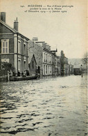 Mézières * La Rue D'alsace * Pendant La Crue De La Meuse * Décembre 1919 Janvier 1920 * Barques - Other & Unclassified