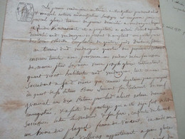 JF Acte Notarial Hérault Vente Vendargues An XIII Révolution Gleize/Robert Dont Olivette - Manuscrits