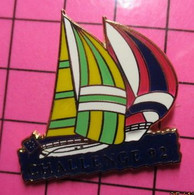 313g Pin's Pins / Beau Et Rare / THEME : SPORTS / VOILE VOILIER CHALLENGE 92 OLERON - Sailing, Yachting