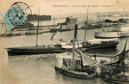 Honfleur * Le Port * Le Départ Du Bateau Steamer François 1er - Honfleur