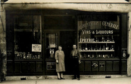 Commerce Magasin * Carte Photo * Devanture " Alimentation Générale " * épicerie * à Situer - Shops