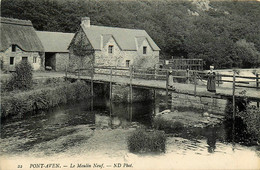 Pont Aven * Vue Sur Le Moulin Neuf * Minoterie * Pont Passerelle - Pont Aven