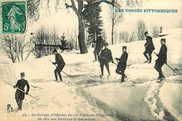 Gérardmer * Environs * Un Groupe D'officiers Du 152ème Régiment D'infanterie En Skis * Militaria - Gerardmer