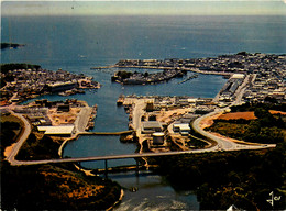 Concarneau * Vue Générale Sur Le Port Du Moros Et La Ville * Le Pont - Concarneau