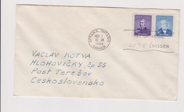 CANADA  1954 FDC Cover To Czechoslovakia - Lettres & Documents