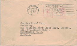 Dominion Fertilizer Dunedin 1940 > Washington DC - Landwirtschaft - Storia Postale