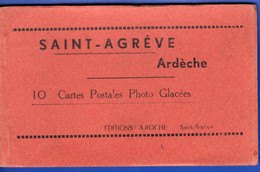 CP St Agrève, Vue Générale, Etc... - Saint Agrève