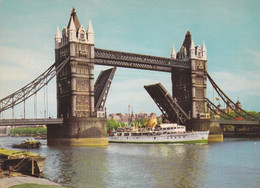 London, England - TOWER BRIDGE - Le Pont De La Tour Sur La Tamise à Londres - CPA - River Thames