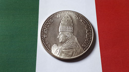 ITALIE ITALIA ITALY ROME 1975 PAVLVS VI MEDAILLE 35MM TRANCHE CANELEE - Monarquía/ Nobleza