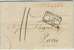 1824, " ANTWERPEN " Et  " L.P.B.2.R. " , # A6449 - 1815-1830 (Dutch Period)