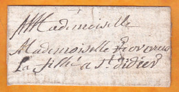 1733 - Lettre Pliée De 2 Pages D'ANNONAY Vers SAINT DIDIER, Vaucluse ? - Règne De Louis XV - 1701-1800: Precursores XVIII