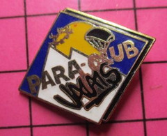 313i Pin's Pins / Beau Et Rare / THEME : SPORTS / PARACHUTISME PARA-CLUB VALAIS Du Grand Capital ! - Paracaidismo