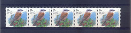 R96a Strook Van 5 Met Nr. 4 Cijfers Postgaaf MNH ** PRACHTIG - Coil Stamps