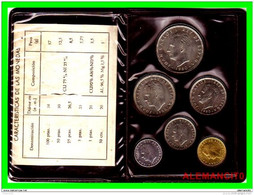 CARTERA 6 VALORES 1980 *80 MUNDIAL ESPAÑA 82 JUAN CARLOS I . SERIE DE COLECCION DE MONEDAS DE JUAN CARLOS I (CARTERA) - Sets Sin Usar &  Sets De Prueba