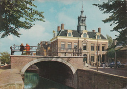 Netherland - Edam - Gracht - Brücke - Rathaus - Cars - VW Käfer - Fiat 850 - Edam