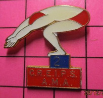 313i Pin's Pins / Beau Et Rare / THEME : SPORTS / NATATION NAGEUR CREIPS AMA - Schwimmen