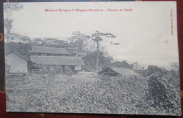 Congo Maison Sargos Magna Kouilou Cafe The   Cpa - Andere & Zonder Classificatie