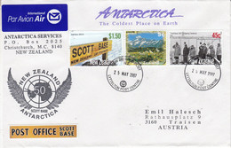 Scott Base 2007 Cover Ca Lyttelton 25 MAY 2007 (GPA136) - Lettres & Documents