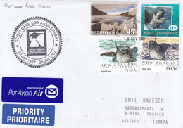 Scott Base 2007 Cover Ca Ross Christchurch 19 NOV 2007 (GPA136A) - Lettres & Documents