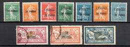 Col24 Colonies Levant N° 28 à 37 Neuf X MH & Oblitéré  : 40,00 € - Unused Stamps