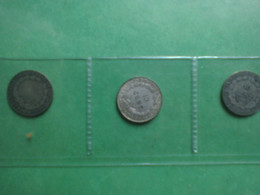 3 Pièces 10 Cent. Indo.Chine Française Titre 0.680 2gr7 1923 A  1929 A  1937 - Sonstige – Asien