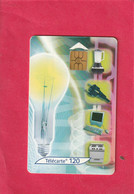 F1116 A    . XXe SIECLE . N° 9 L'ELECTRICITE - 120 U . 01/01 - GEM 2 . COTE = 7 €  2 SCANES - 2001