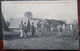 Congo  Chemin Fer De Loango Campement Ingenieurs     Cpa - Autres & Non Classés