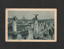 107461        Italia,    Roma,  Ponte  Vittorio  Emanuele II.,  NV(scritta) - Ponts