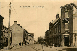 Jeumont * La Rue De Maubeuge * Hôtel Café Restaurant De La Paix - Jeumont