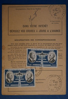 AM2 FRANCE SUR ORDRE DE REEXPEDITION  1972 ++++ VERNOUILLET +POSTE AERIENNEAFFRANCH. PLAISANT - 1960-.... Cartas & Documentos