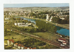 89 Yonne Sens Vue Générale Ligne Chemin De Fer Rail - Sens