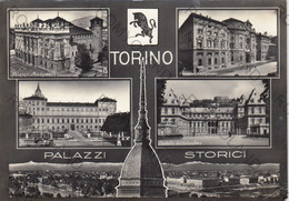 CARTOLINA  TORINO,PIEMONTE,PALAZZI STORICI,BELLA ITALIA,STORIA,MEMORIA,VACANZA,RELIGIONE,IMPERO ROMANO,VIAGGIATA - Palazzo Madama