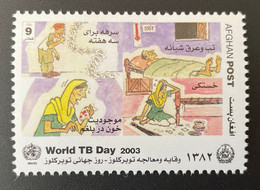 Afghanistan 2003 Mi. 1970 Tuberculose Tuberkulose Tuberculosis TB WHO OMS Health - WGO