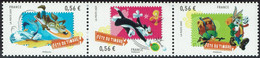 France 2009 - Triptyque Looney Tunes - YT 4338/40 - Vil Coyote Et Bip-Bip Grosminet Et Titi  Bugs Bunny Et Daffy Duck - Unused Stamps