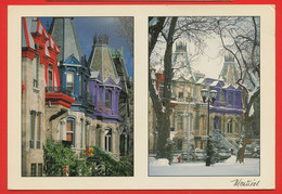 035 - CANADA - MONTREAL - Maisons Victoriennes Au Square St Louis - Moderne Kaarten