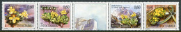 YUGOSLAVIA 1995 Alpine Flowers Strip MNH / **.  Michel 2716-19 - Ongebruikt