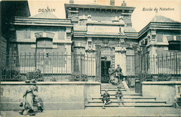 Denain * Vue Sur L'école De Natation * Les Bains - Denain