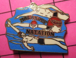 313i Pin's Pins / Beau Et Rare / THEME : SPORTS / CLUB NATATION USMM MALAKOFF NATATION - Zwemmen