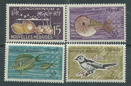 Nouvelles Hébrides N° 203 / 06 XX Série Courante, Les 4 Valeurs Légende  Française Sans Charnière,  TB - Unused Stamps