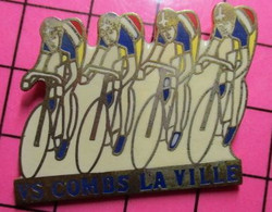 313i Pin's Pins / Beau Et Rare / THEME : SPORTS / CYCLISME VELO US COMBS LA VILLE Grand Pin's - Ciclismo