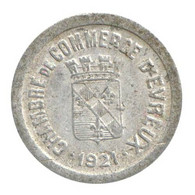 EVREUX - 01.01 - Monnaie De Nécessité - 5 Centimes 1921 - Monétaires / De Nécessité