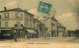 95 - ARGENTEUIL - Boulevard Heloise - Café Restaurant - Toilée Couleur - Argenteuil