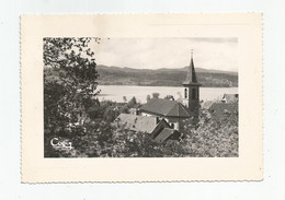 73 Savoie Aiguebelette Le Lac église Village Cachet Lepin 1957 Ed Photo Covin - Sonstige & Ohne Zuordnung