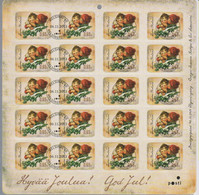 FINLANDE - 2013 Planche De Timbre Oblitérés NOEL - Used Stamps
