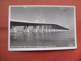 RPPC. Bahia Honda Bridge Overseas Highway To   Key West  Florida   Ref  5397 - Key West & The Keys