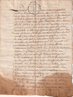 Cachet Généralité Toulouse 12/3/1764 - Manuscrit 3 Pages Monesties Tarn Vente - Seals Of Generality