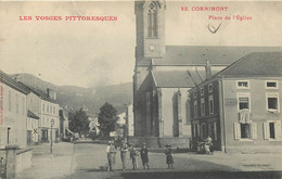 88 - CORNIMONT - Place De L'Eglise - LES VOSGES PITTORESQUES - Cornimont